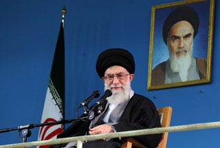 Iman Ali Khamenei, Leader of the Islamic Revolution in Iran