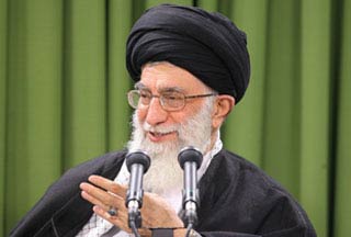 Leader of the Islamic Revolution in Iran Sayyed Ali Khamenei