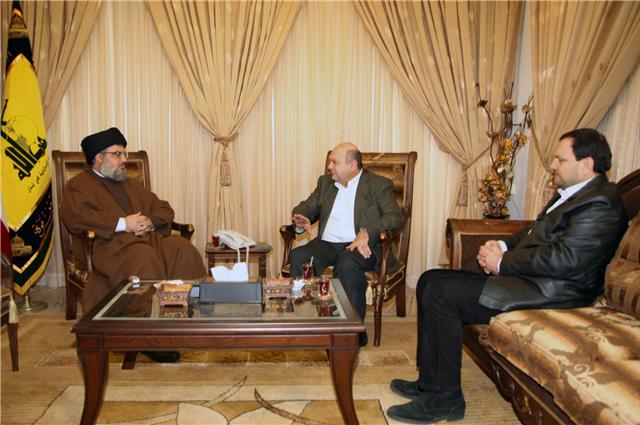 Hizbullah Secretary General Sayyed Hassan Nasrallah Receives Former Minister Elie Skaaf