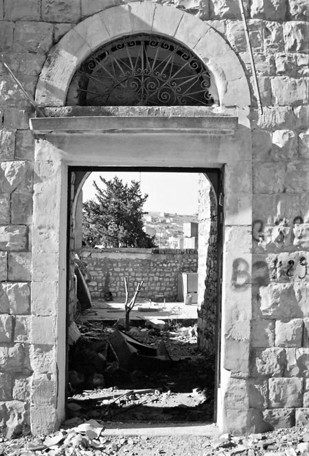 Photo taken after the July War by Amelia Opalinska- South Lebanon 