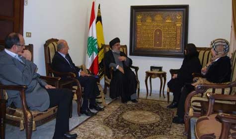 Sayyed Nasrallah meets Bouherid 