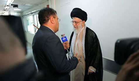 Imam Khamenei in an interview after leaving hospital 