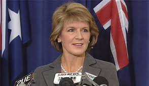 Australia FM Foreign Minister Julie Bishop