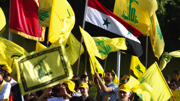 Hizbullah and Damascus supporters