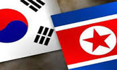 Korea flags