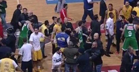 Lebanon Basketball Fans Banned from Games after Brawl