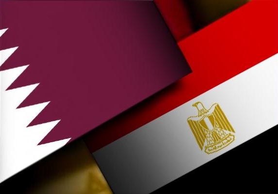 egypt qatar flags