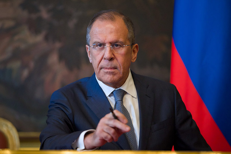 Russia's Foreign Minister Sergey Lavrov 