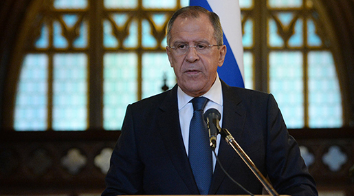 Russian Foreign Minister Sergei Lavrov 