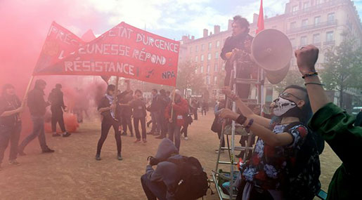 France Labor Law Protests Turn Violent