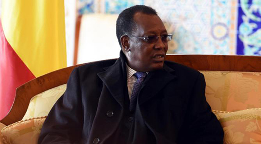 The President of Chad Idriss Deby Itno