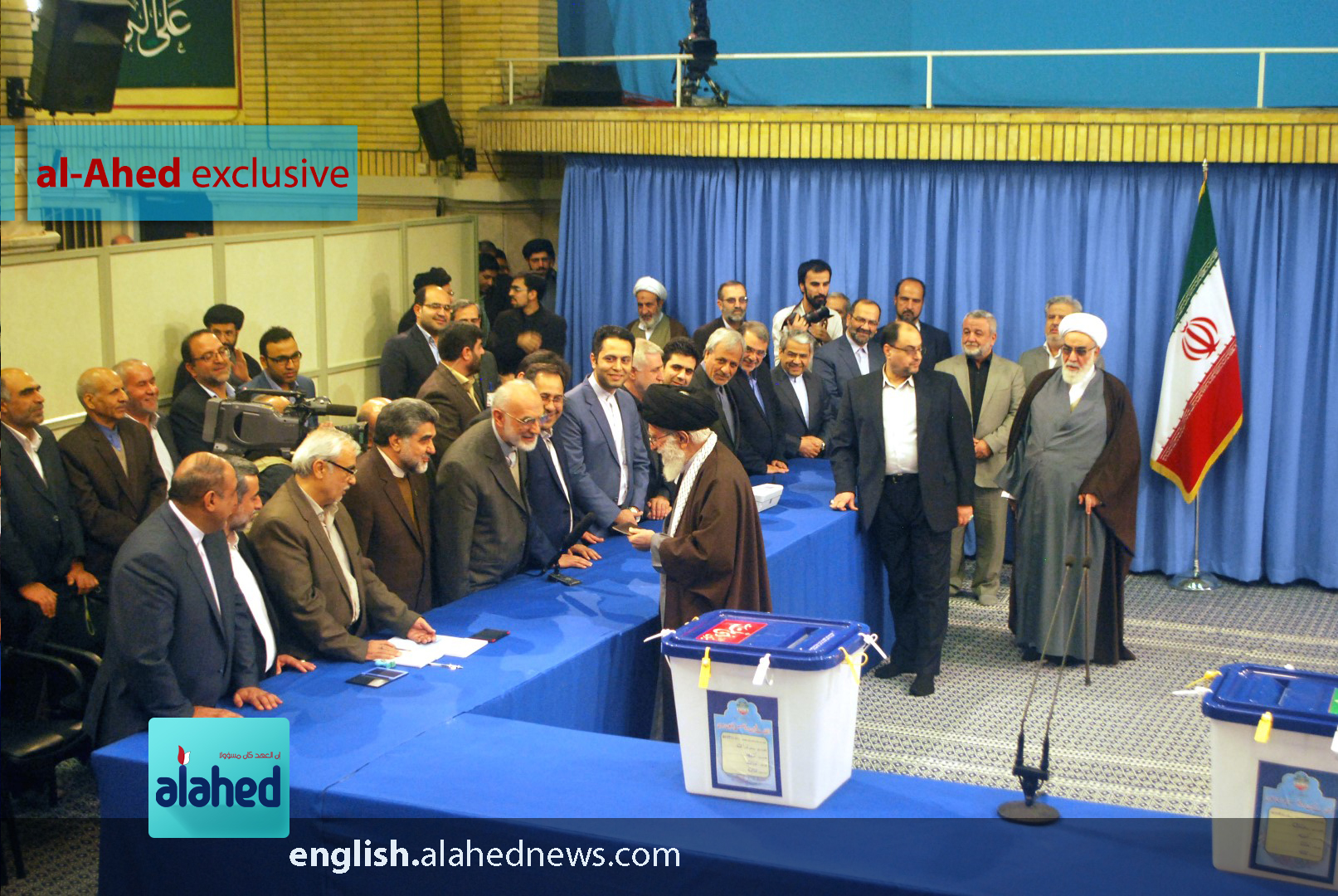 In Photos: Imam Khamenei Casts His Vote 