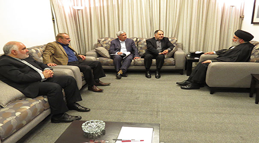 Sayyed Nasrallah Receives IRNA General Director & Ambassador FatehAli