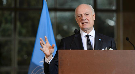 UN Syria envoy Staffan de Mistura 
