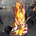 Jordanians Burn US Flag to Protest Troop Deployment