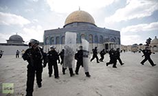 ’Israel’ Storms Al-Aqsa 