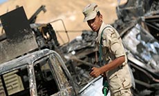 21 Egyptian Soldiers killed in Attack on Border Checkpoint