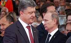 Ukraine and Russian Leaders Meet, after Soldiers Captured