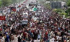 Pakistan Anti-PM Protesters Storm State TV