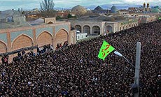 Iran Wears Black, Mourns Imam Hussein (AS)