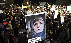 More than 100000 into Germany Streets In Support for Islamic Tolerance: Merkel Attends