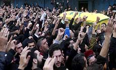 Proud and Defiant Youth Partake in Mass Funeral for Hizbullah Resistance Men
