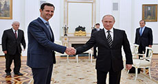 Al-Assad Meets Putin in Moscow