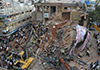 8 Die as Portion of Building Collapses in India
