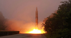 N Korea Fires Three Ballistic Missiles off East Coast