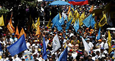 Venezuelans Rally for, against Maduro