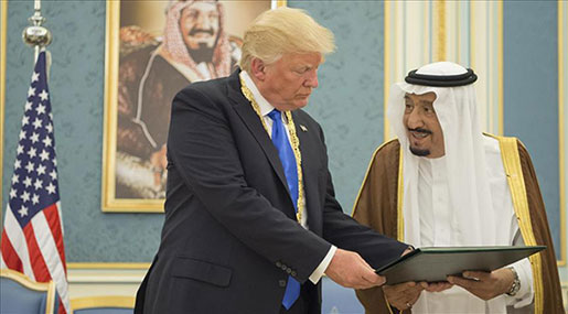 Trump Signs $110B Arms Deal With Nation He Accused Of Masterminding 9/11