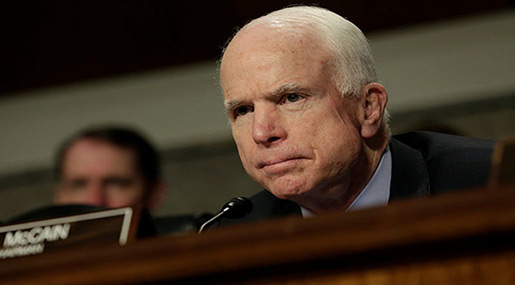 McCain: Putin Bigger Threat than Daesh