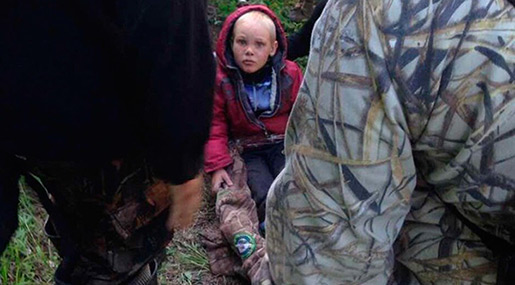 4yo Russian Boy Found Alive After 4 Days in Woods