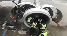 Elderly Woman Delays Flight by Throwing Coins into Jet Engine for Luck
