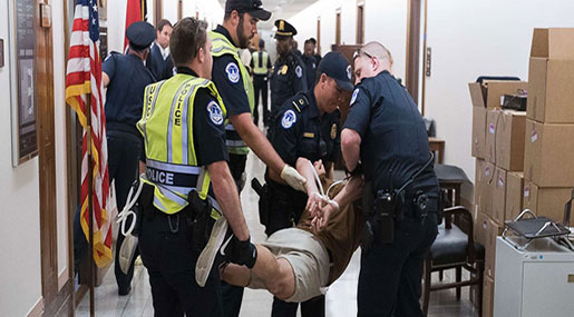 Anti-Trumpcare Protests: Police Make 155 Arrests