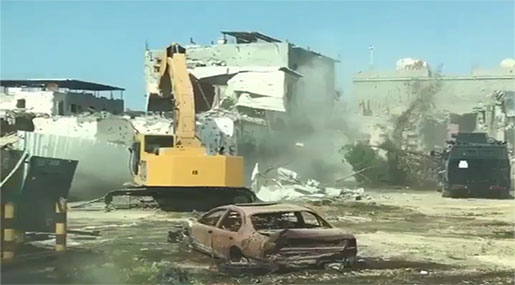 Saudi Crackdown: Bulldozers Reduce Awamia to Rubble, Attacking Residents Continues