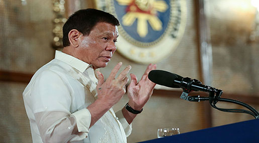 Philippines’ President Warns of ’Revolutionary Government’