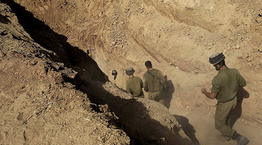 ‘Israel’ Bombs Gaza Tunnel, 7 Palestinians Martyred, 12 Wounded
