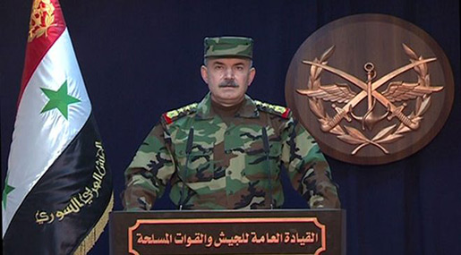 Syrian Army Command Announces Restoration of Security to Deir Ez-Zor