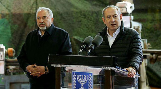 Netanyahu, Lieberman Escalate Tone against Iran’s Presence in Syria