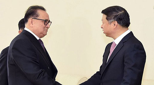 Chinese, NKorean Envoys Talk Up Ties despite Nuclear Tensions