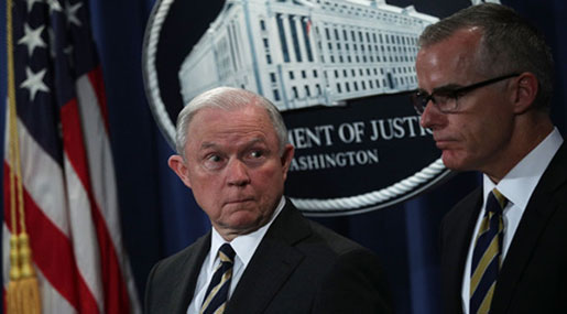 US: AG Sessions Fires Ex-FBI Deputy Director McCabe