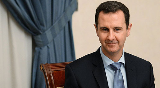 Al-Assad Returns Legion of Honor Award to ’US Slave’ France after Syria Strikes