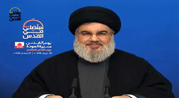 Sayyed Nasrallah’s Full Speech on Int’l Quds Day, 8-6-2018