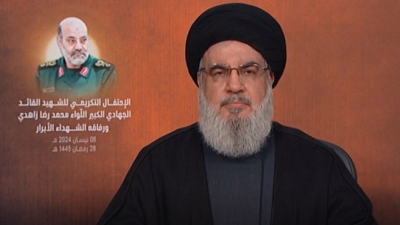 Sayyed Nasrallah: Iranian military advisors have been invited to Syria, Lebanon based on all international norms