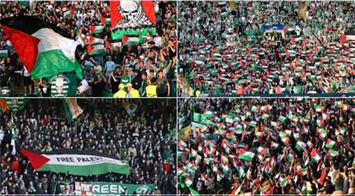 Palestinian Flag-Waving Spat at soccer match