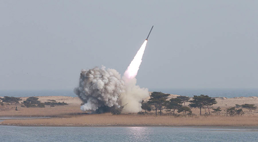 N Korea Launches Ballistic Missile toward Sea of Japan