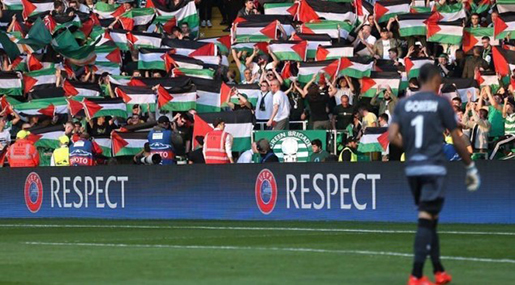 Palestinian Flag-Waving Spat
