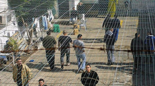 Palestinian inmates in "Israeli" prison