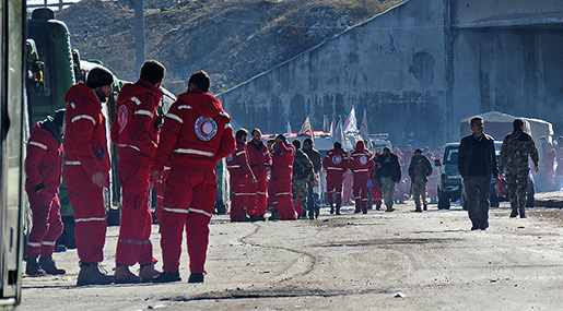 Red Cross volunteers 